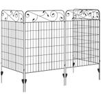 TRUUSK Tuinhek Gaashekwerk, Vintage Design, Weerbestendig, 3, Tuin en Terras, Verzenden, Nieuw