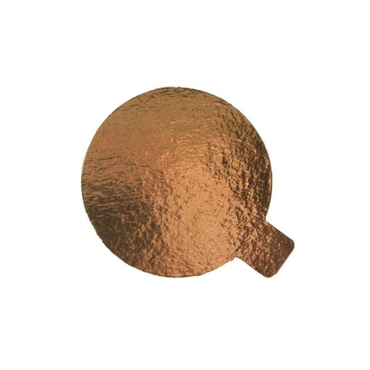 Taartkarton Goud/Zwart met lip Ø8cm 25st., Hobby en Vrije tijd, Taarten en Cupcakes maken, Nieuw, Verzenden