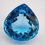 Zonder Minimumprijs Topaas - 35.14 ct - Antwerp Laboratory, Sieraden, Tassen en Uiterlijk, Edelstenen, Nieuw