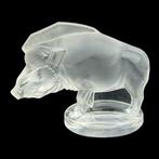 Lalique - René Lalique - sculptuur, Sanglier (Wild Boar) -, Antiek en Kunst, Antiek | Glas en Kristal