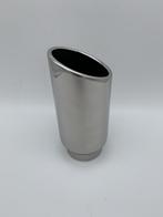 RVS slant-cutt  eindstuk 3 inch rolled edge, Ophalen of Verzenden, Nieuw