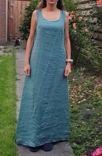 Linnen lange jurk met een talie bandje in GROEN kleur, Maat, Kleding | Dames, Jurken, Nieuw