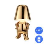 Oplaadbare LED Tafellamp - Denker - Dimbaar - USB-, Ophalen of Verzenden, Nieuw