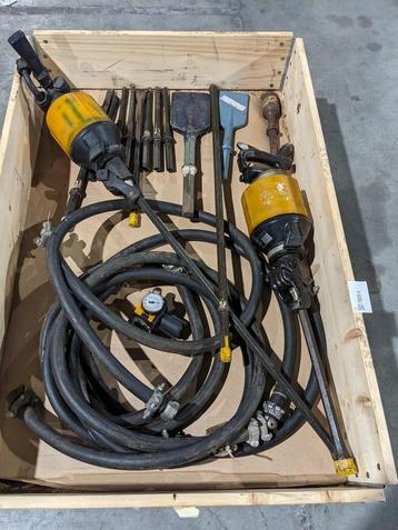 2x Breekhamer en ca.14x beitel, Atlas Copco beschikbaar voor biedingen