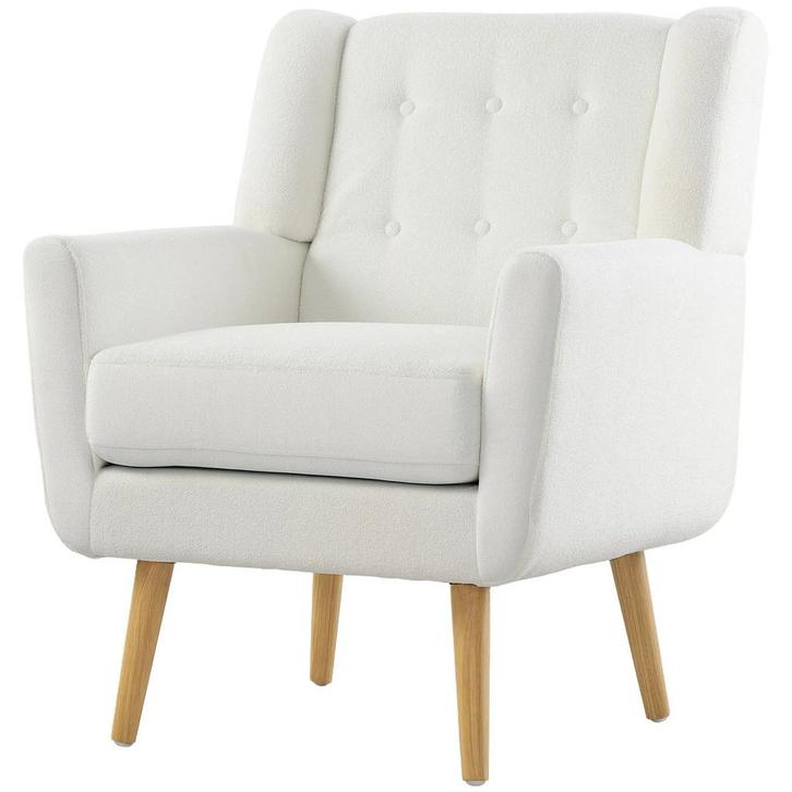 TRUUSK Teddy-Vlies Fauteuil - Gestoffeerd en Getuft - Lounge, Huis en Inrichting, Banken | Bankstellen, Nieuw, Verzenden