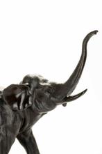 Brons - Signed Akikuni/Meish  - Een prachtige, Antiek en Kunst