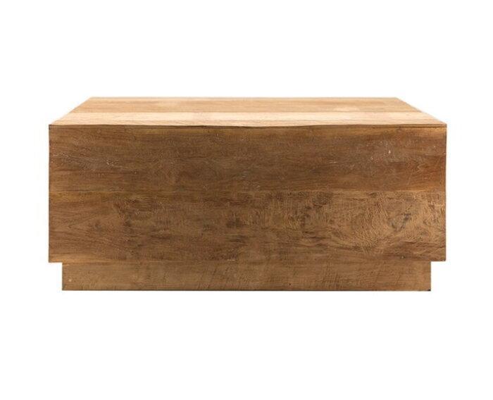 Salontafel TEAK Nevada 90x90cm | Eleonora 22801, Huis en Inrichting, Tafels | Bijzettafels, Nieuw, Ophalen of Verzenden