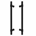 Set deurgrepen PIET BOON PB400 PA 300 mm mat zwart, Doe-het-zelf en Verbouw, Hang- en Sluitwerk, Verzenden, Nieuw