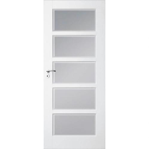 Skantrae binnendeur SKS 1206 83x231,5 (Opdek linksdraaiend), Doe-het-zelf en Verbouw, Deuren en Horren, Nieuw, Glas, Hout, Binnendeur