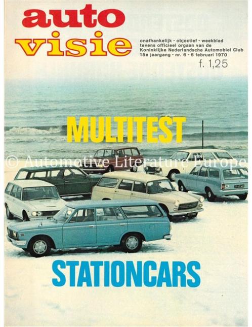 1970 AUTOVISIE MAGAZINE 06 NEDERLANDS, Boeken, Auto's | Folders en Tijdschriften
