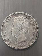 Spanje. Amadeo I. 5 Pesetas 1871 *71 SDM (Zonder