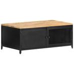 vidaXL Salontafel 90x50x37 cm massief ruw mangohout, Huis en Inrichting, Tafels | Salontafels, 50 tot 100 cm, Verzenden, Nieuw