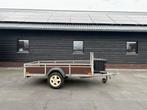 Bakwagen 250 x 130 cm met kist ,Led en alu wielen 750 kg, Auto diversen, Ophalen, Gebruikt