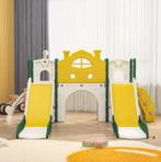 Kinderglijbaan 7-in-1 met Klimrek, Schommel en Basketbalset, Verzenden, Nieuw