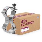 45x FORTEX Slimline Swivel Coupler truss klem WLL 100kg buis, Nieuw, Verzenden