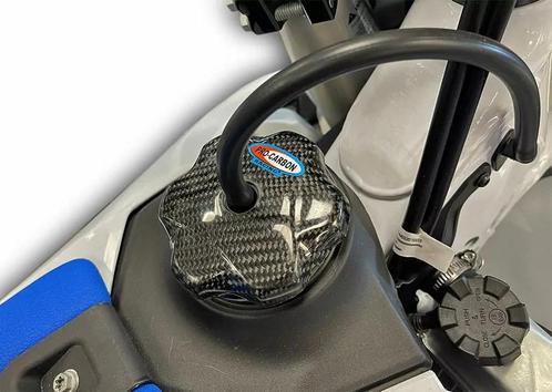Pro Carbon tankdop cover Husqvarna TC 125/250 2016- & FC 250, Motoren, Onderdelen | Overige, Nieuw, Verzenden