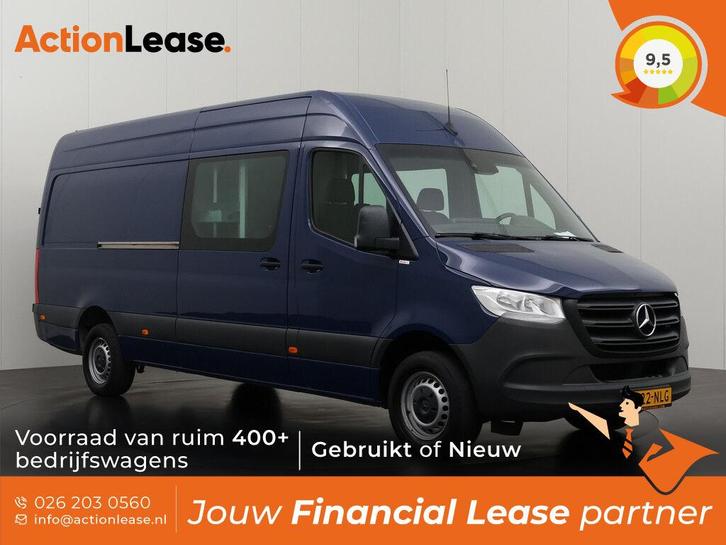 Mercedes-Benz Sprinter L3 H2 2020 €500 per maand, Auto's, Bestelauto's, Dealer onderhouden, Te koop, Zwart, Handgeschakeld, Financial lease