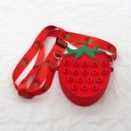 Pop It Portemonnee Aardbei - Fidget Anti Stress Speelgoed, Sieraden, Tassen en Uiterlijk, Verzenden, Nieuw