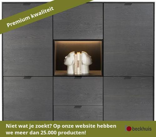 XOOON Elements highboard met LED eik + 5 deuren 150x133 cm, Huis en Inrichting, Kasten | Dressoirs, Nieuw, Overige materialen