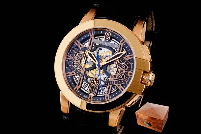 Harry Winston - Ocean Chronograph 18K Pink Gold Automatic, Sieraden, Tassen en Uiterlijk, Horloges | Heren