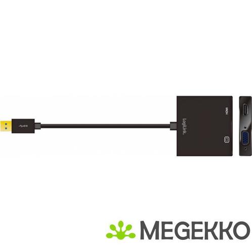 LogiLink UA0234 USB naar HDMI/VGA video adapter, Computers en Software, Videokaarten, Nieuw, Verzenden