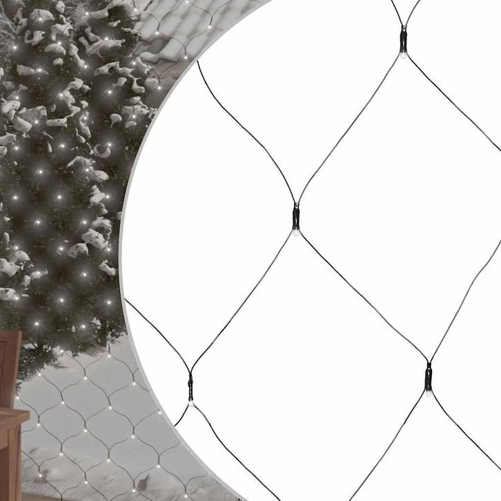 vidaXL Kerstnetverlichting 544 LEDs binnen en buiten 4x4 m, Tuin en Terras, Buitenverlichting, Nieuw, Verzenden