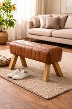 NO RESERVE PRICE Gym Bench Leather Cognac - Gangbankje -, Nieuw