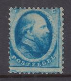 Nederland 1864 - Koning Willem III, met verschoven, Gestempeld