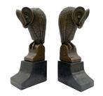 Boekensteunen - Brons, Marmer