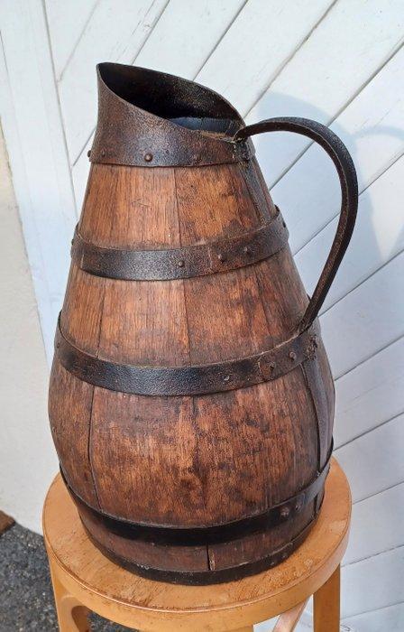 Kruik - Eik - Normandische ciderkan, Antiek en Kunst, Antiek | Overige Antiek