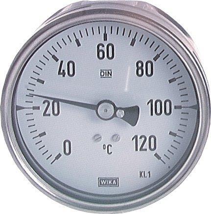 +30 tot +220°C Petrochemische RVS Bimetalen Thermometer, Doe-het-zelf en Verbouw, Overige Doe-het-zelf en Verbouw, Nieuw, Verzenden