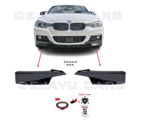 Performance Look Front Spoiler Flaps voor BMW 3 Serie F30 /, Auto diversen, Tuning en Styling, Ophalen of Verzenden