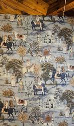 Exclusieve Indiase stof met Taj Mahal - Origineel ontwerp -