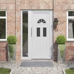 vidaXL Plantenbak 2 pcs Zilver 30 x 30 x 75 cm, Verzenden, Minder dan 60 cm, Nieuw, Metaal