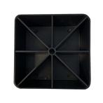 Gratis Verzending - Zwarte plastic vierkanten meubelpoot 5, Huis en Inrichting, Banken | Bankstellen, Nieuw, Kunststof, Modern
