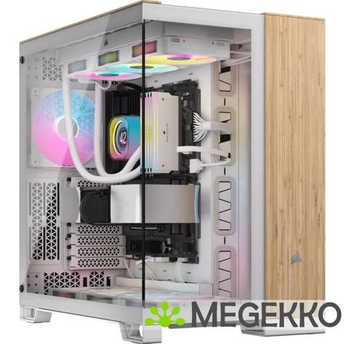 Corsair Case 6500X Wit/Bamboe, Computers en Software, Computerbehuizingen, Nieuw, Verzenden