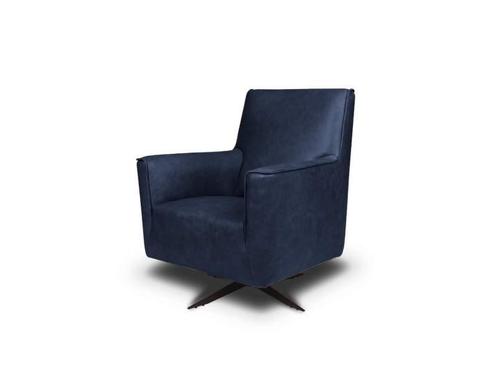 Fauteuil Valley - fauteuils - Blauw, Huis en Inrichting, Stoelen, Blauw, Nieuw, Leer