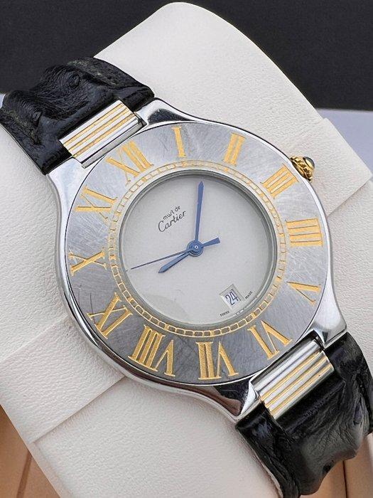 Cartier - Must de Cartier 21 - Zonder Minimumprijs - Date XL, Sieraden, Tassen en Uiterlijk, Horloges | Heren