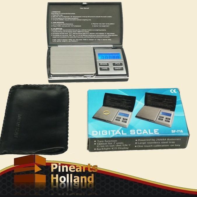 Pocket Precisie Weegschaal (1000g x 0.1g), Witgoed en Apparatuur, Weegschalen, Fijner dan 1 gram, Minder dan 10 kg, Overige typen