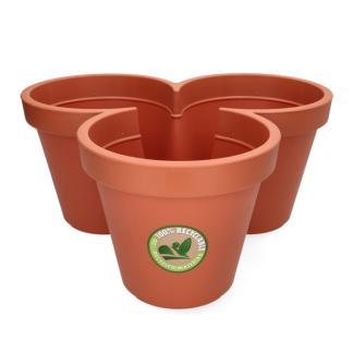 Stapelbare bloempot | Ecken & Kanten | 41.5 x 44 x 20, Tuin en Terras, Bloempotten, Nieuw, Verzenden