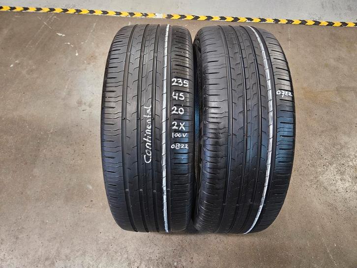 235/45/20 100V CONTINENTAL ECOCONTACT6 D22 5,7MM PROFIEL, Auto-onderdelen, Banden en Velgen, 20 inch, Erkend duurzaam, Zomerbanden