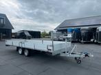 Vlemmix Plateauwagen 500 x 180 cm met lier 2700 kg, Ophalen, Gebruikt