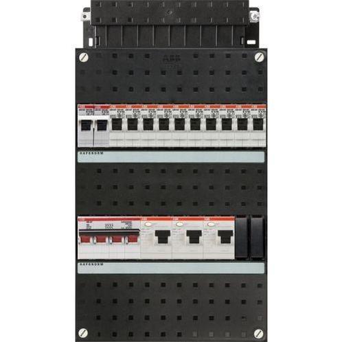 ABB groepenkast 3-fase, 10 groepen, 3 Aardlekschakelaars, Doe-het-zelf en Verbouw, Elektra en Kabels, Nieuw, Ophalen of Verzenden
