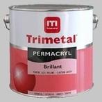 Trimetal Permacryl Brillant RAL 9005 - 5 Liter, Doe-het-zelf en Verbouw, Verf, Beits en Lak, Verzenden, Nieuw