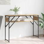 vidaXL Consoletafel Artisan Eiken 105x30x75cm Bewerkt hout, Huis en Inrichting, Minder dan 45 cm, Verzenden, Nieuw, 70 cm of meer