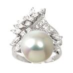 Mikimoto - Ring Platina, Nieuw
