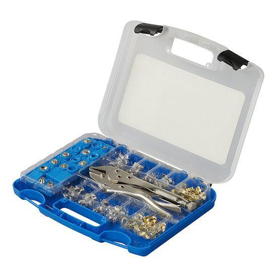 Assortiment met oogjes en kliksluitingen 275st., Auto diversen, Autogereedschap, Verzenden