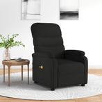 vidaXL Massagestoel elektrisch stof zwart, Verzenden, Nieuw