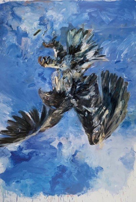 Georg Baselitz - Eagle, 2007 Adler - Artprint - 100 x 70 cm, Antiek en Kunst, Antiek | Overige Antiek