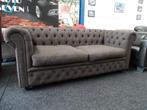 Chesterfield Maarssen !! Bruin stof Chesterfield 3-Zits bank, Huis en Inrichting, Banken | Bankstellen, Ophalen, CHESTERFIELD